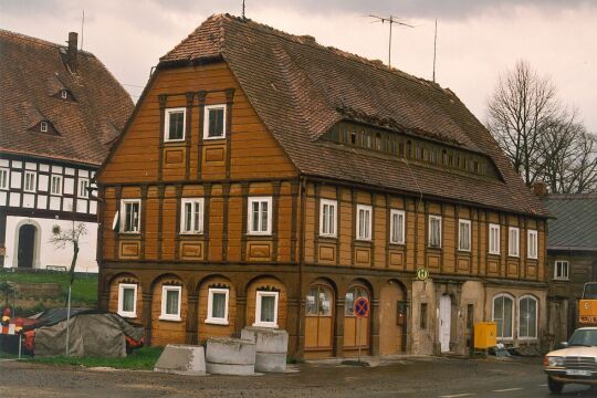 Umgebinde-Blockhaus in Eibau