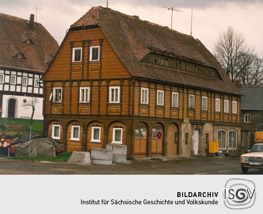 Umgebinde-Blockhaus in Eibau