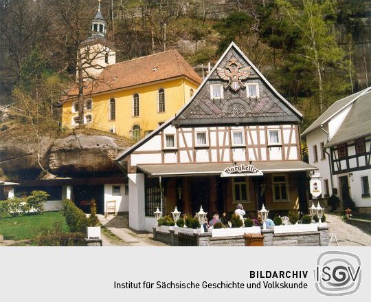 Gaststätte "Burgkeller" in Oybin