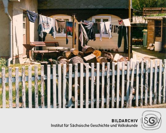 Hof eines Obercunnersdorfer Wohnhauses