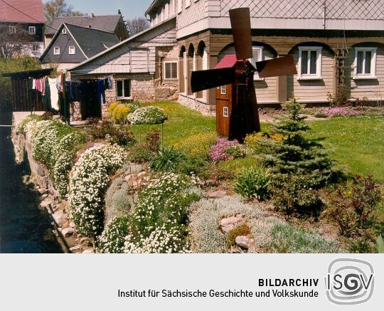 Garten eines Obercunnersdorfer Wohnhauses