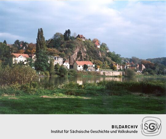 Blick auf das Spaargebirge bei Meißen