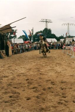 Bild: Ritterspiele bei der Historischen Schau in Kötzschenbroda