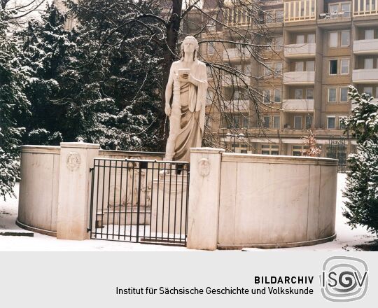 Schiller-Denkmal am Albertplatz in Dresden