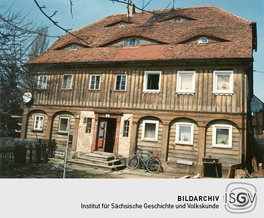 Umgebindehaus in der Kruschegasse in Seifhennersdorf
