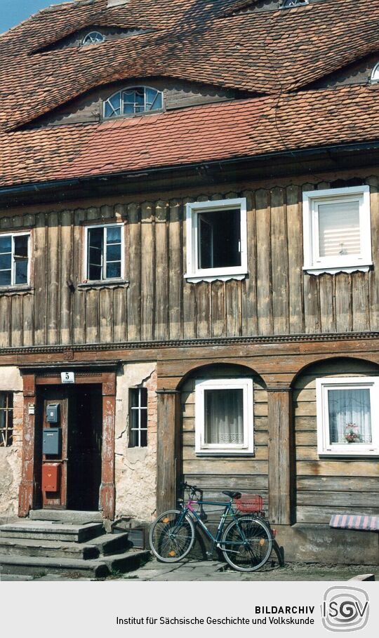 Umgebindehaus in der Kruschegasse in Seifhennersdorf