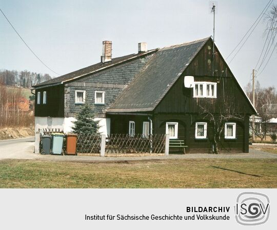 Umgebindehaus  an der Grenzstraße in Neugersdorf