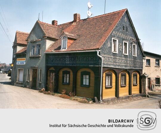 Umgebindehaus an der Grenzstraße  in Neugersdorf