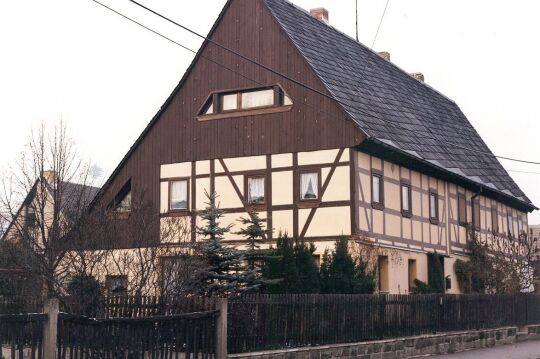 Fachwerkhaus an der Ullersdorfer Straße in Bühlau