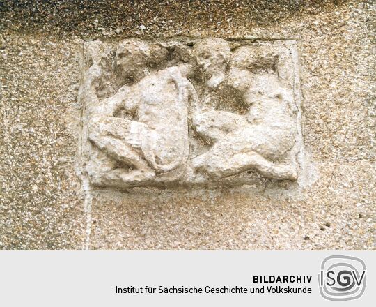 Wandbild am Lahmann- Sanatorium