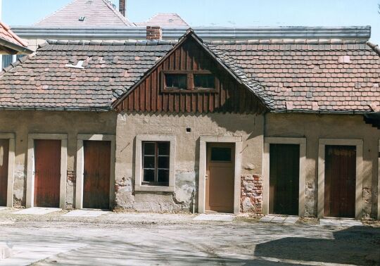 Schuppen und Waschhaus an der Kirchstraße in Coswig