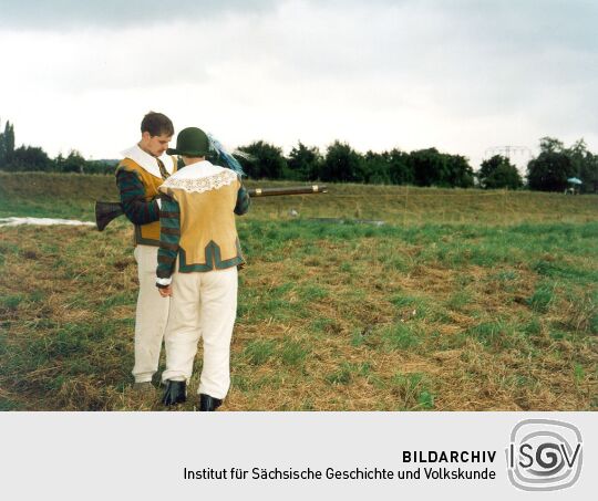 Historische Schau in Kötzschenbroda- Schütze