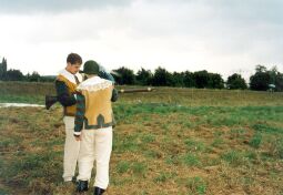 Bild: Historische Schau in Kötzschenbroda- Schütze