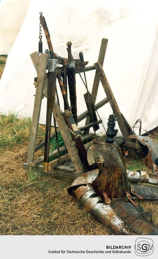 Historische Schau in Kötzschenbroda - Waffen