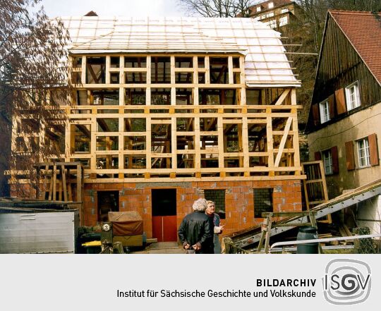 Neubau eines Fachwerkhauses