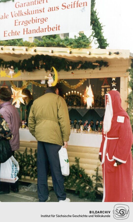 Verkaufsstand auf dem Striezelmarkt in Dresden