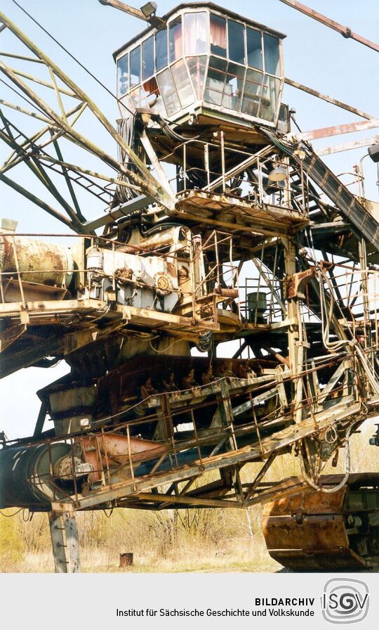 Schaufelradbagger im Tagebau bei Pödelwitz