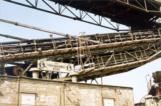 Förderanlage im Tagebau bei Pödelwitz