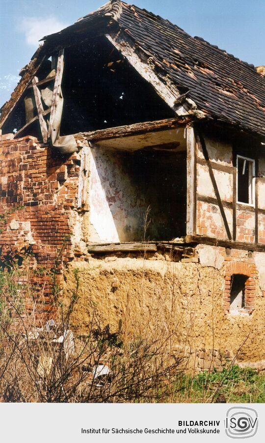 Wohnhausruine in Dreiskau-Muckern