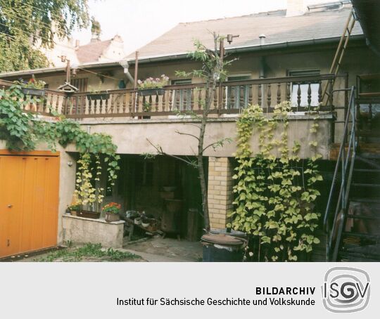 Innenhof mit Terrasse in Wermsdorf