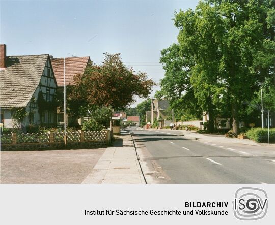 Hauptstraße in Schmannewitz