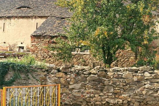 Mauer des Stadtgutes in Treptitz