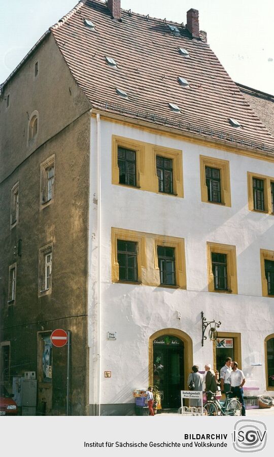 Freiberg, Burgstraße Ecke Moritzstraße (in 2009 304711 u. 16)