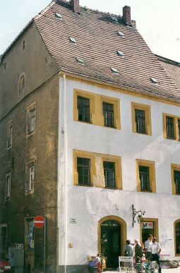 Bild: Freiberg, Burgstraße Ecke Moritzstraße (in 2009 304711 u. 16)