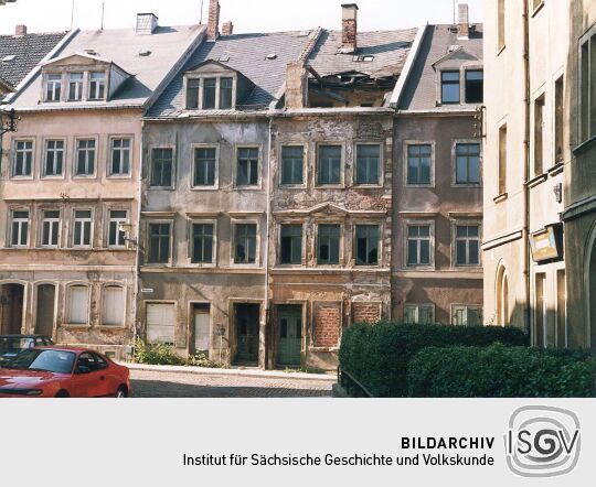 Wohnhäuser in der Freiberger Innenstadt