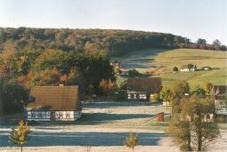 Bild: Häuser des Freilichtmuseums Seiffen