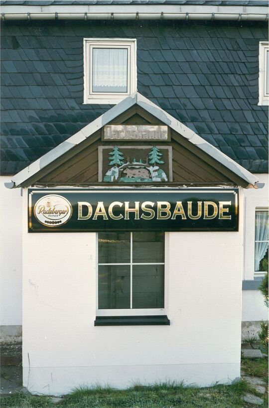 Gaststätte "Dachsbaude" in Neuhausen