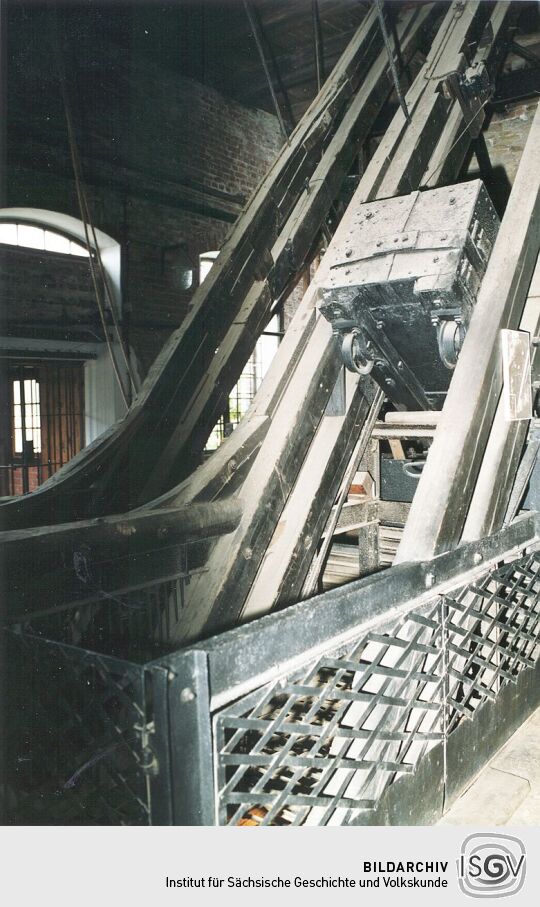 Förderanlage der Schaustollenanlage " Alte Elisabeth" in Freiberg