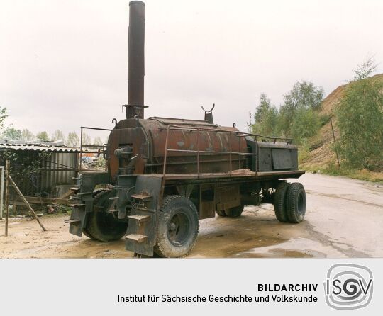 Teerwagen in Freiberg