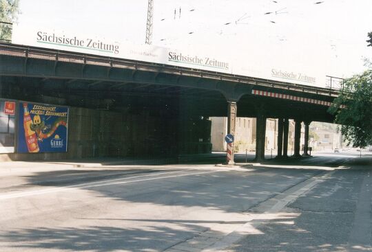 Alte Eisenbahnbrücke an der Dresdner Straße  in Freital