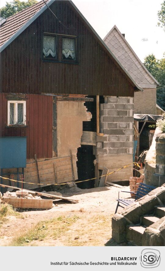 Umbau eines Wohnhauses am Dorfhainer Weg in Klingenberg