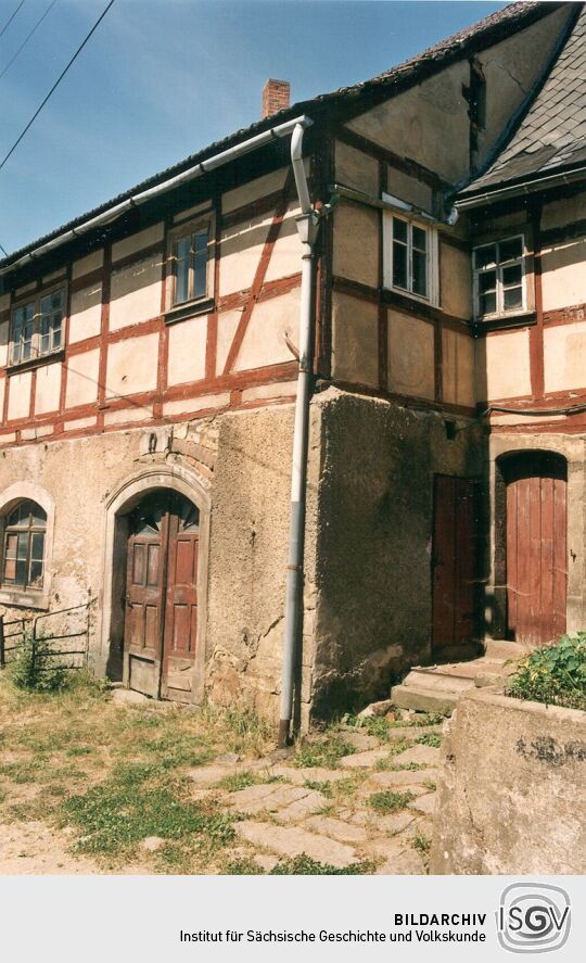 Ehemalige Schmiede  am Dorfhainer Weg in  Klingenberg