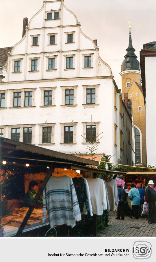 Christmarkt auf dem Obermarkt in Freiberg
