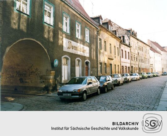 Ehemalige Gaststätte " Domkeller " in der Domgasse in Freiberg