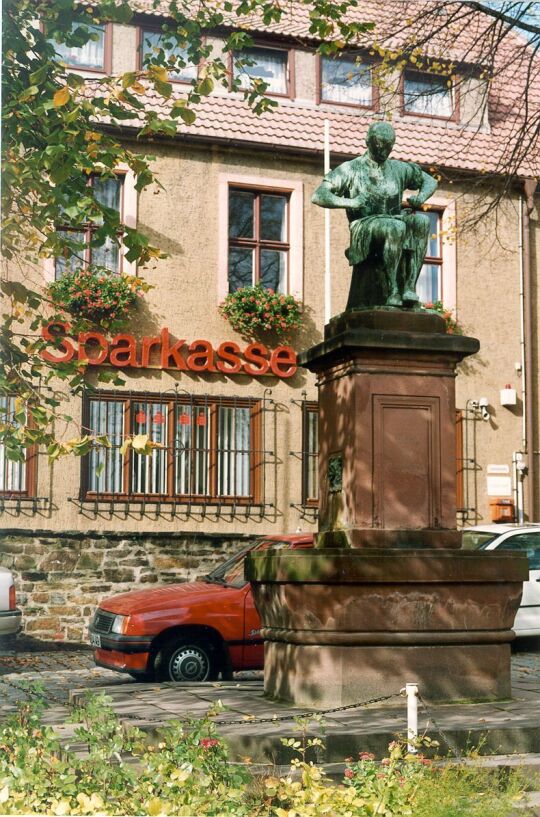 Brunnen vor den Rathaus in Siebenlehn