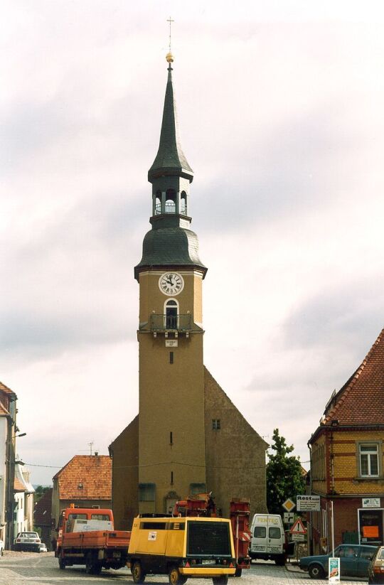 Blick auf die Kirche in Siebenlehn