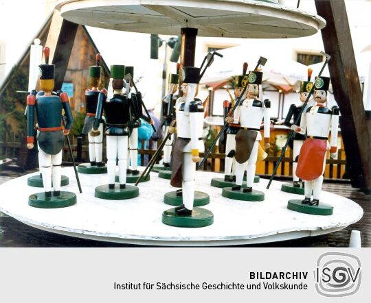 Pyramide auf dem Christmarkt in Freiberg