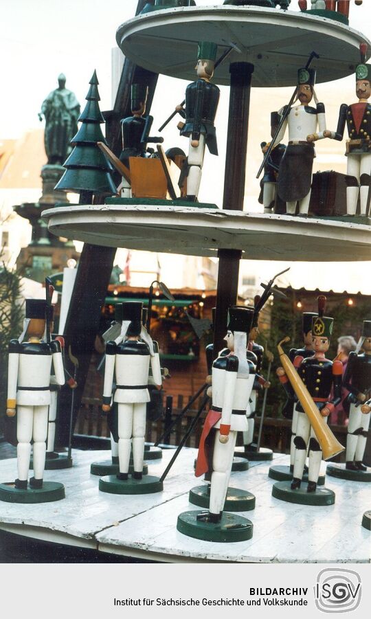 Pyramide auf dem Christmarkt in Freiberg