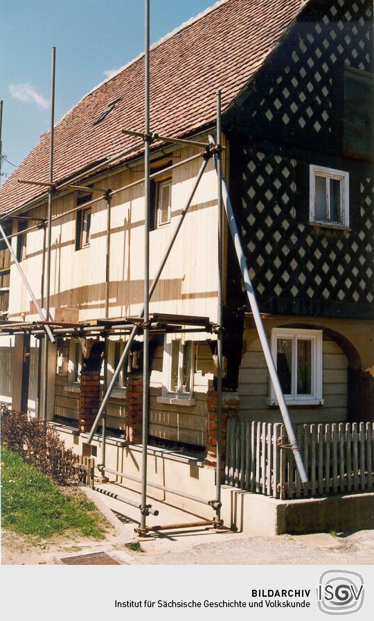 Instandsetzung eines Umgebindehauses in Obercunnersdorf