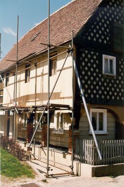 Bild: Instandsetzung eines Umgebindehauses in Obercunnersdorf