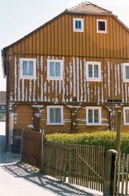 Bild: Umgebindehaus an der Strahwalder Straße in Obercunnersdorf