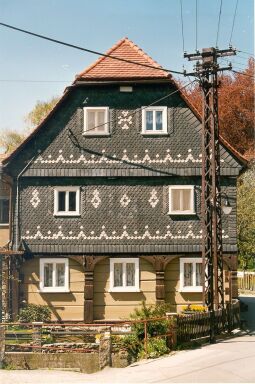 Bild: Umgebindehaus in der Kurzen Gasse in Obercunnersdorf