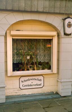 Bild: Gaststätte in einem Umgebindehaus in Ebersbach