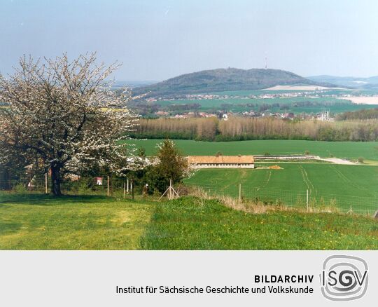 Blick zum Löbauer Berg