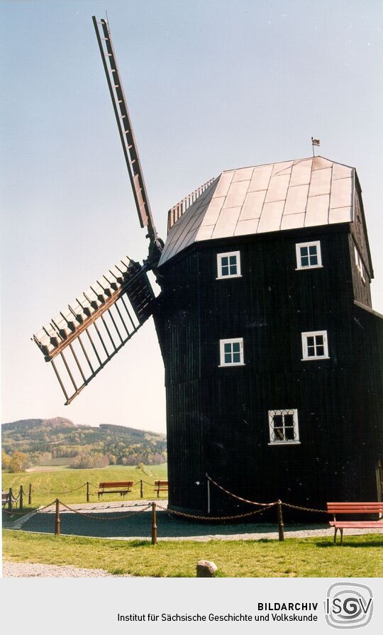 Eine Bockwindmühle in Kottmarsdorf