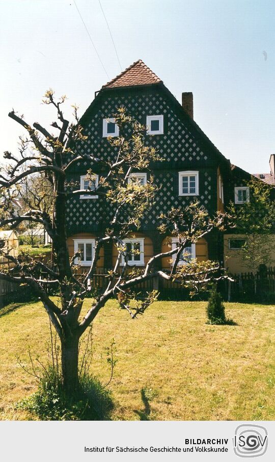 Umgebindehaus mit Blockstube in Obercunnersdorf